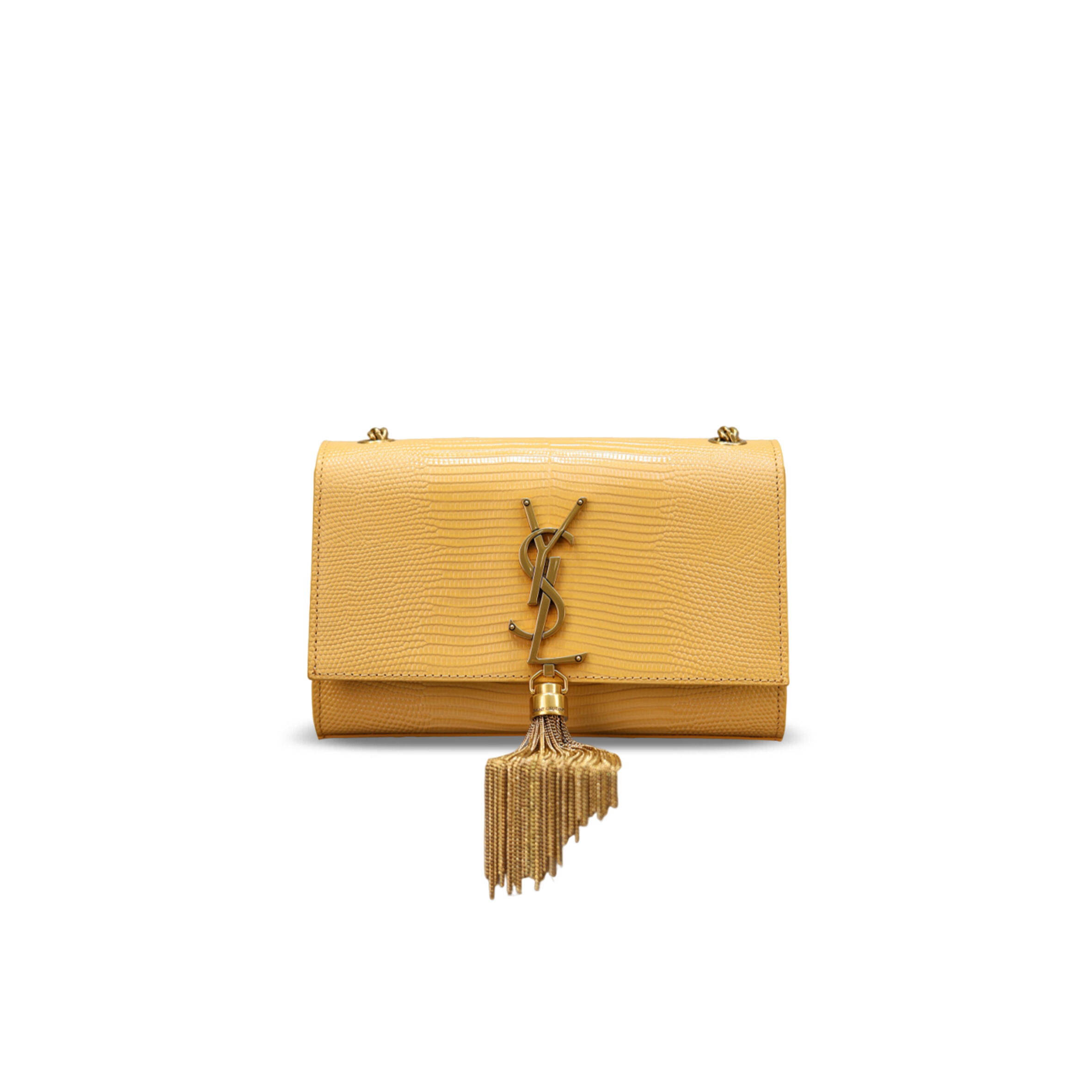 YSL KATE SMALL IN LIZARD-EMBOSSED LEATHER 469390 (20*13.5*5.5cm)